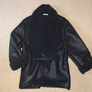 Oak and Fort Faux Sherling Jacket